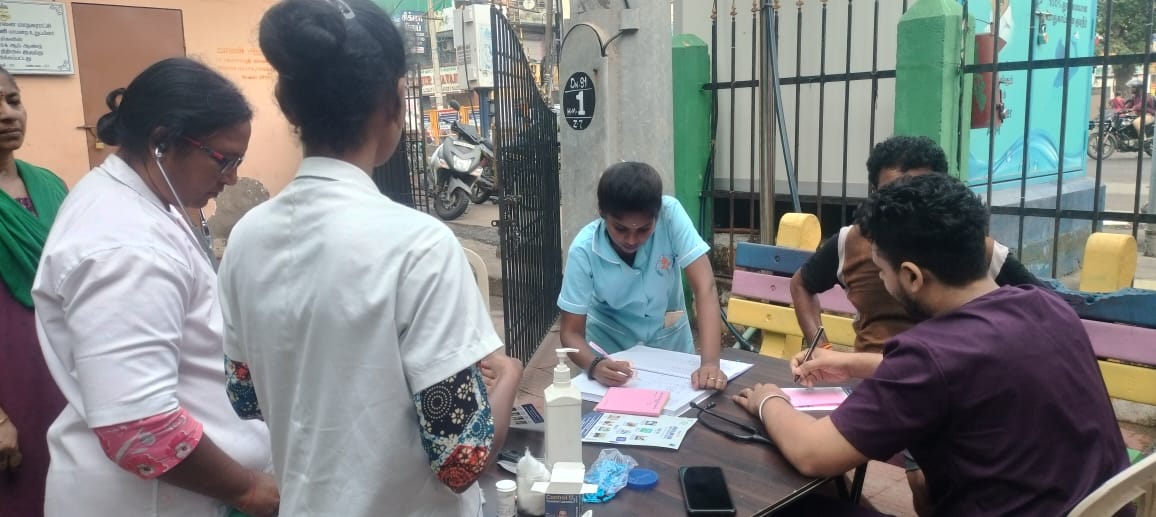 Health Check-up Camp at Mogappair Park – A Step Towards Wellness